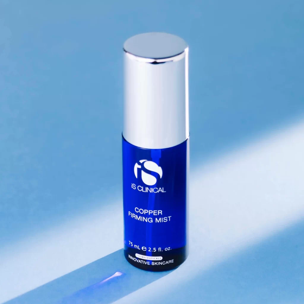 iS Clinical Copper Firming Mist 25 Oz Face Mist Image 02 Packaging