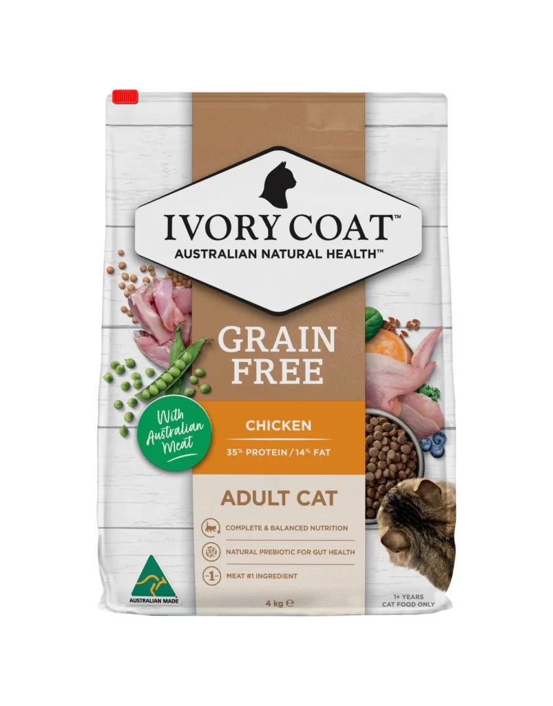 Ivory Coat Cat Food Packaging N