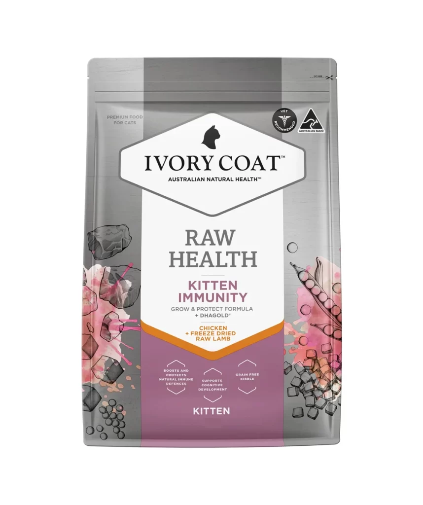 Ivory Coat Cat Food Packaging O