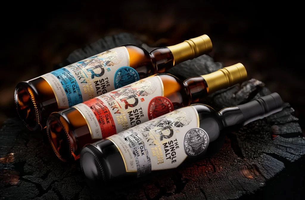 Jaar Single Malt Whisky Packaging Bottle