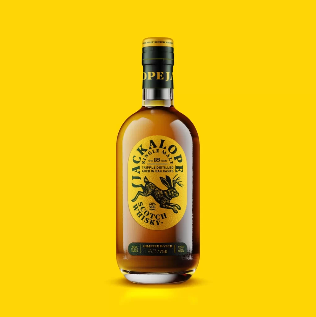 Jackalope Whisky Scotch Whisky Packaging Black