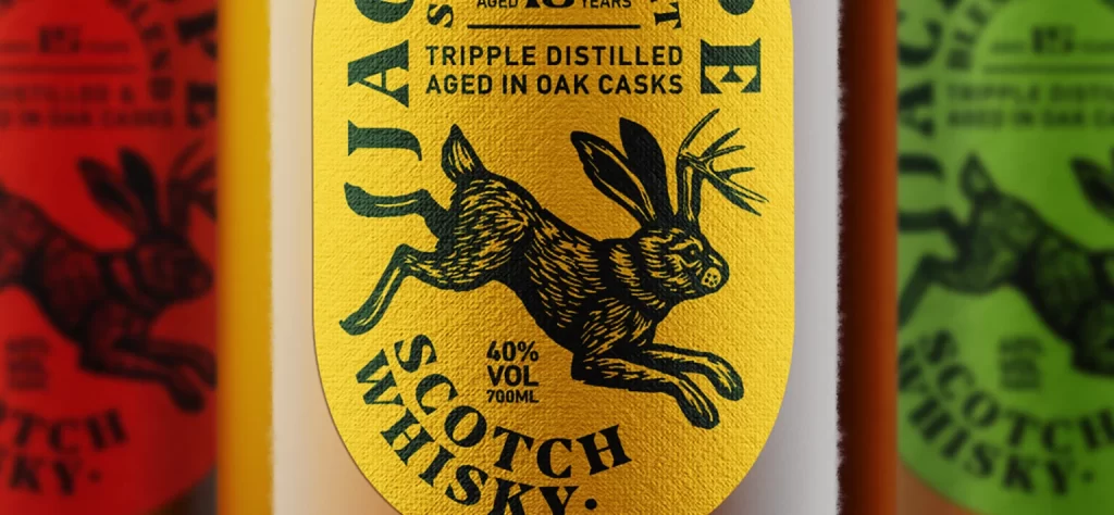 Jackalope Whisky Packaging Black