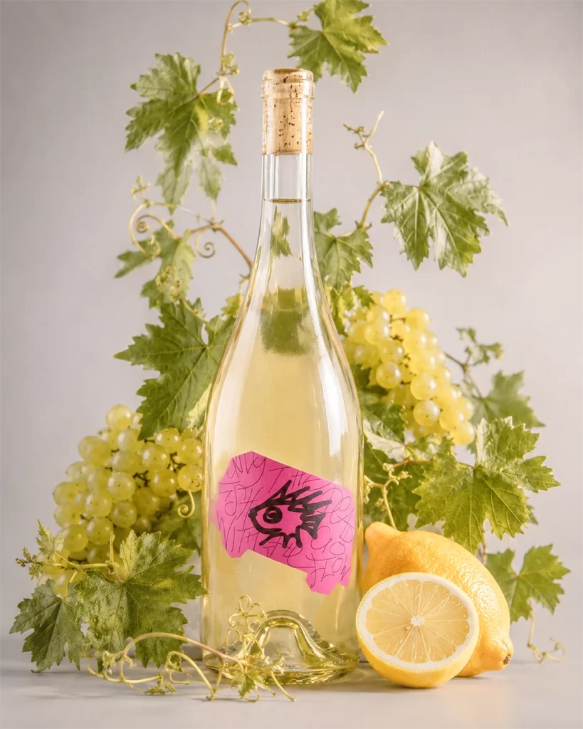 Kappabeta Winery White Wine Bottle White