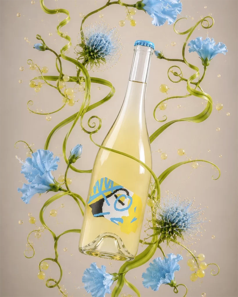 Kappabeta Winery Wine Bottle Design Clear