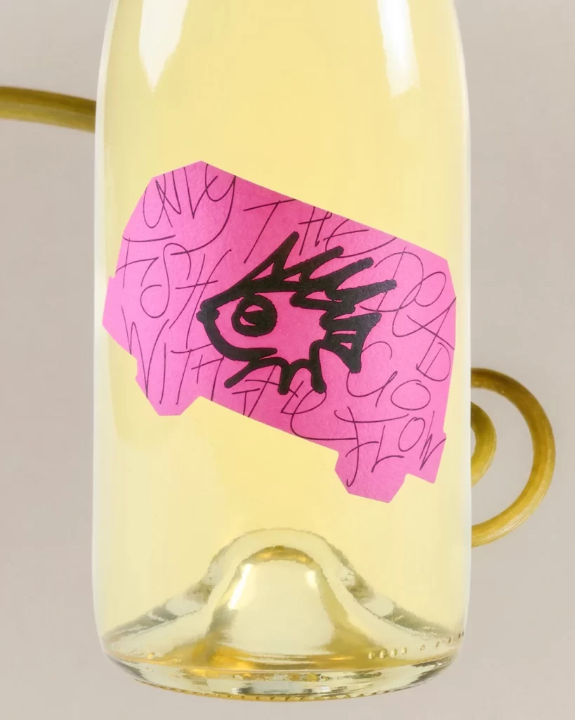 Kappabeta Winery Pink Label Bottle