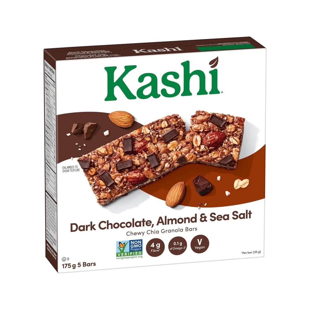 Kashi Chewy Chia Granola Bars Dark Chocolate, Almond & Sea Salt