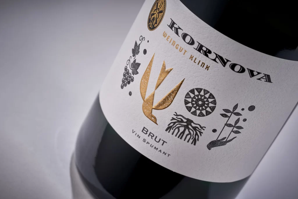 Kornova Weingut Wine Bottle Kornova Front View
