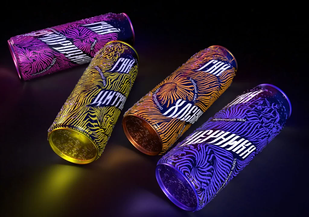 Kvass Guy Energy Drink Packaging C