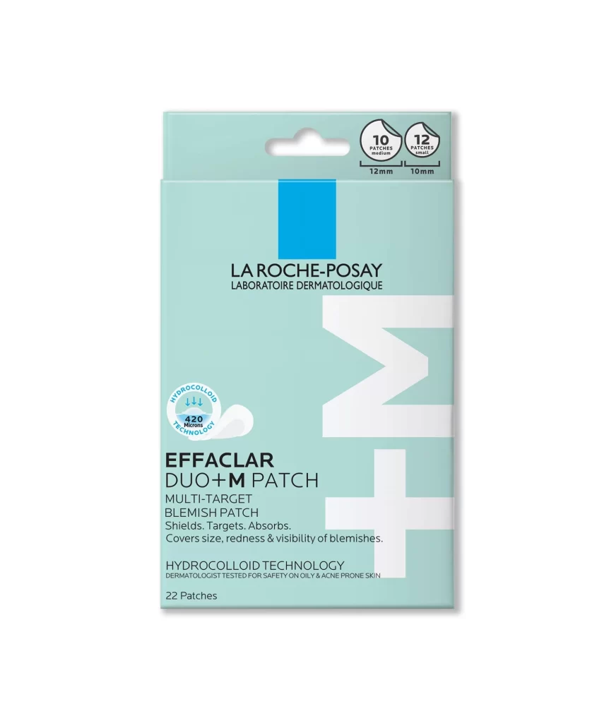 La Roche-Posay Effaclar Duo+M Patch Hydrocolloid Technology Skincare Packaging