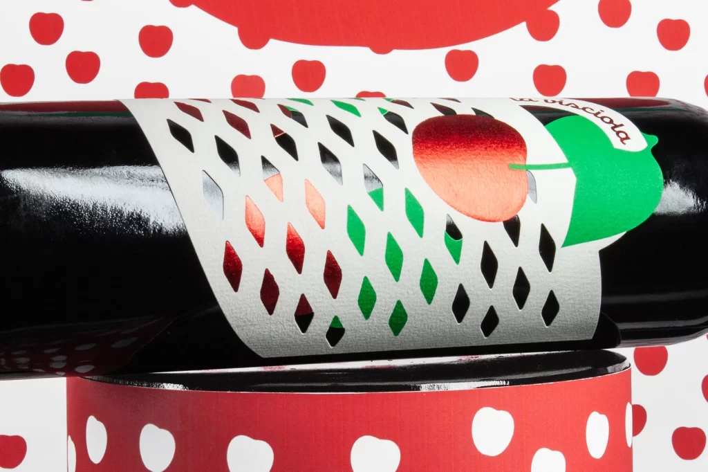 La Visciola Alcoholic Beverage Bottle Apple
