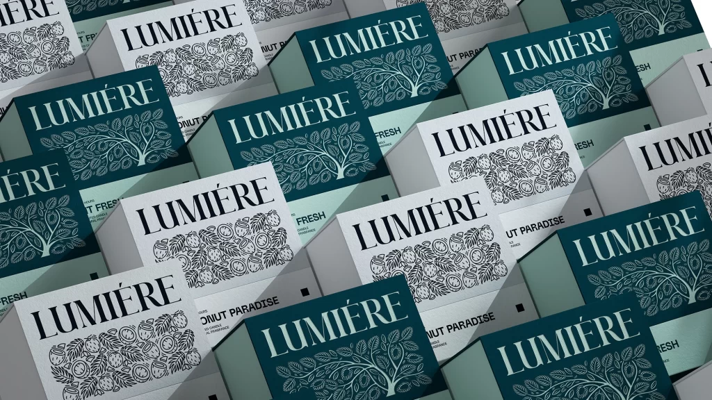Lumiere Perfume Bottle Lumiere Side View