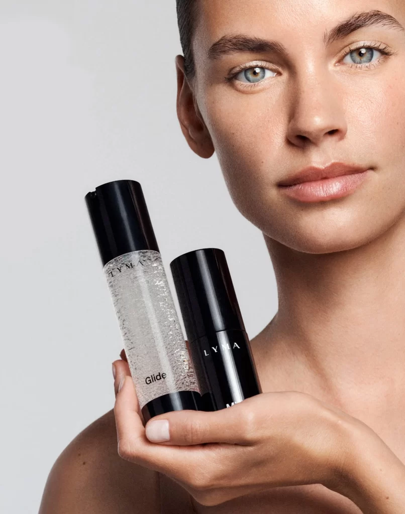 LYMA Glide Active Skincare Serum Transparent Bottle