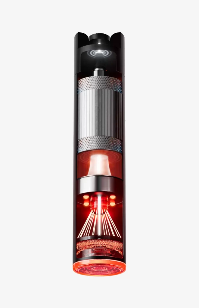 LYMA Laser Black Cylindrical Metallic Device