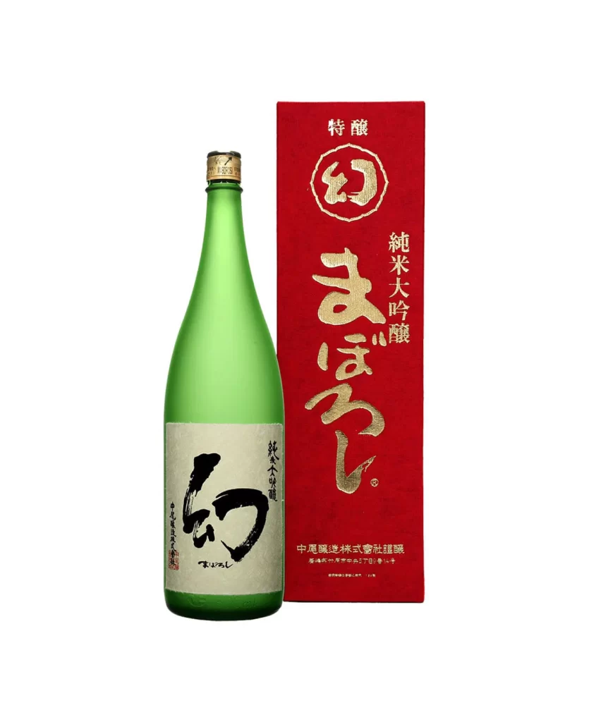 Maboroshi Junmai Daiginjo Akabako 1.8L Bottle 2 Packaging