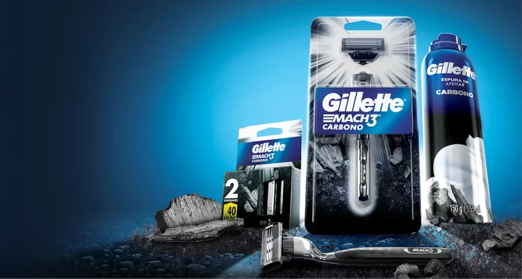 Gillette Shaving Product Packaging Mach3