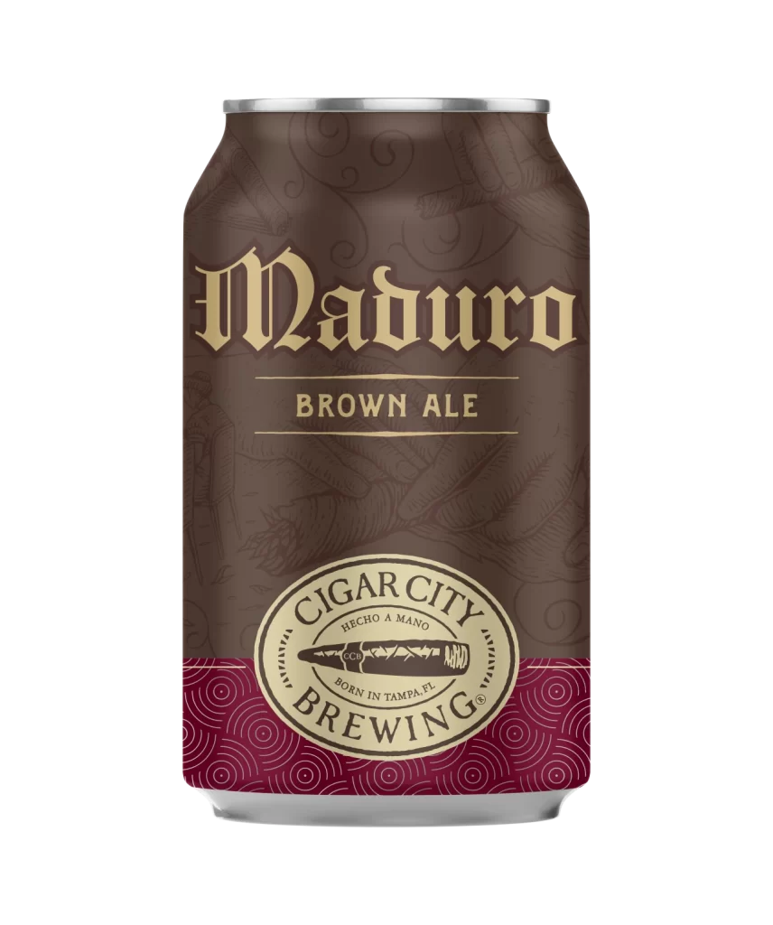 Cigar City Brewing Beer Packaging Brown