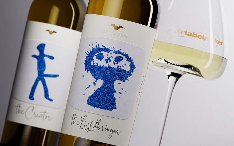 Magura Premium Wines Packaging Blue