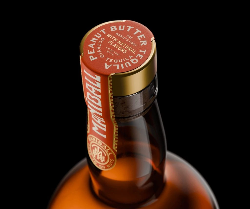 Maniball Peanut Butter Tequila Packaging Red