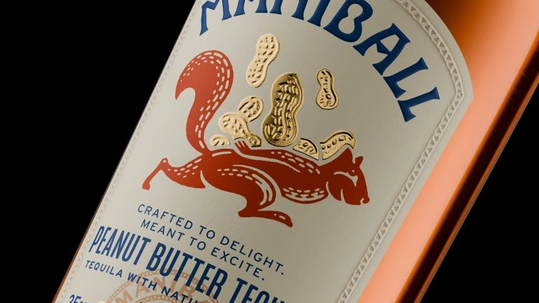 Maniball Peanut Butter Tequila Packaging White