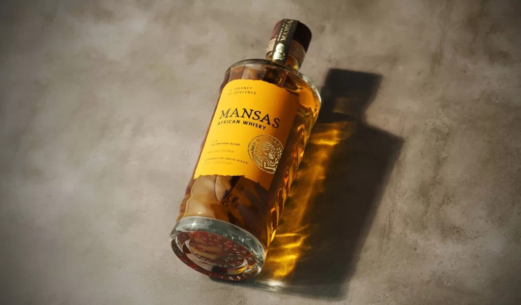 Mansas African Whisky Packaging Yellow
