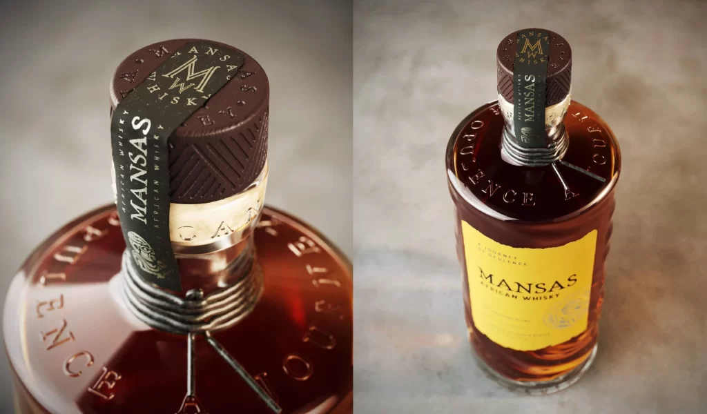 Mansas African Whisky Packaging Red