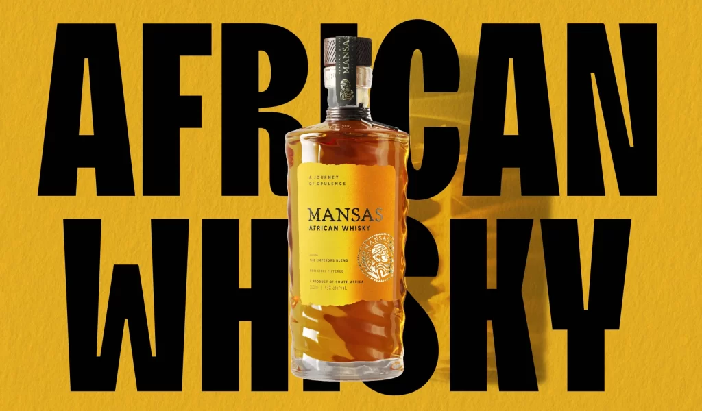 Mansas African Whisky Packaging Gold