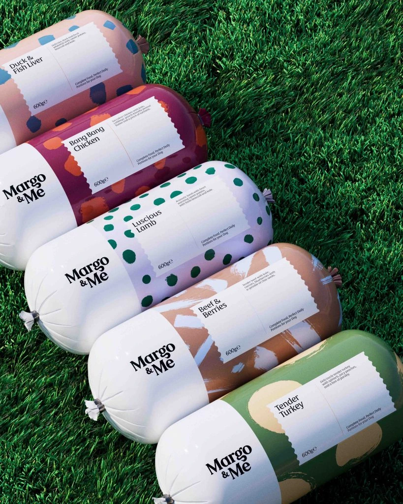 Margome Dog Food Packaging