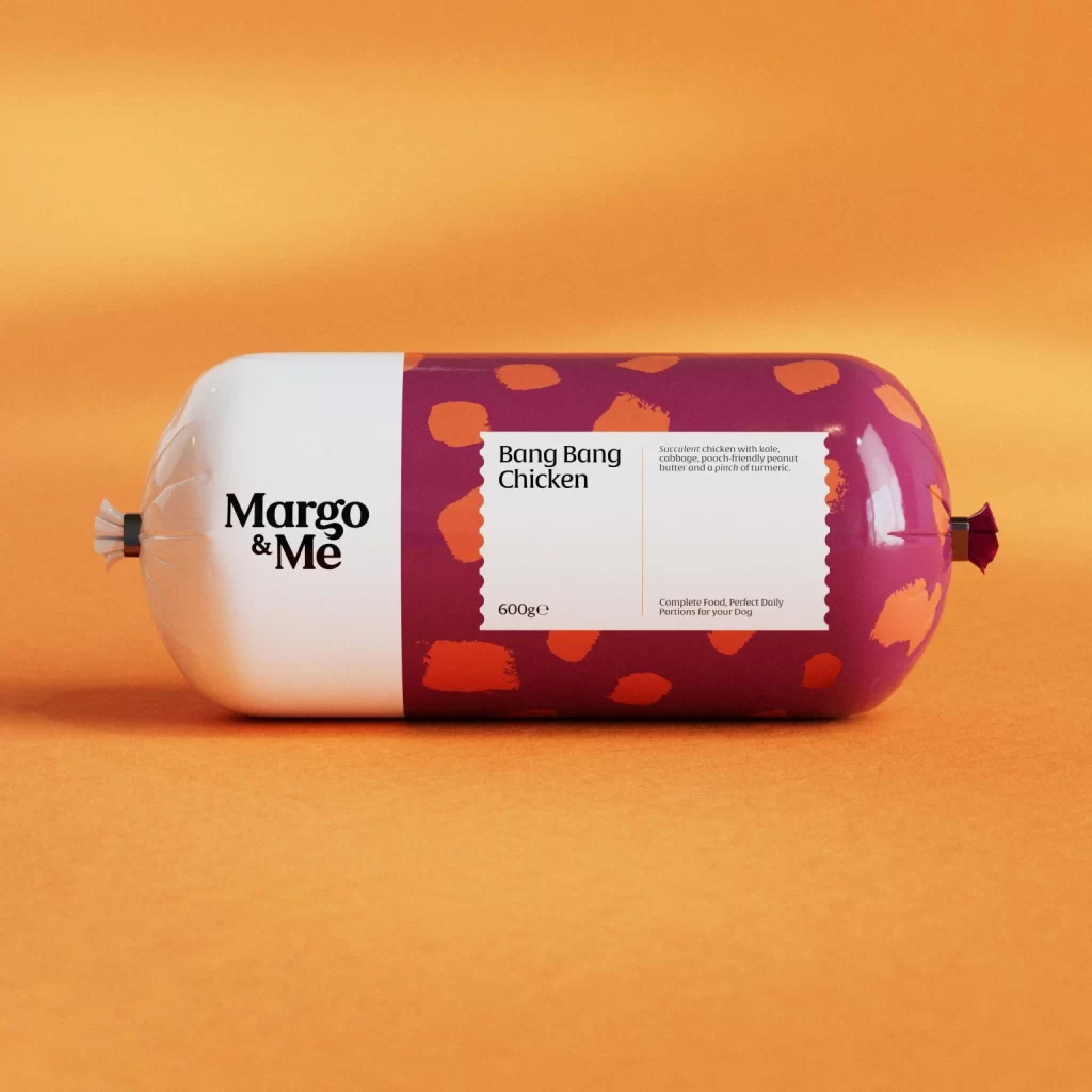 Margome Dog Food Packaging White