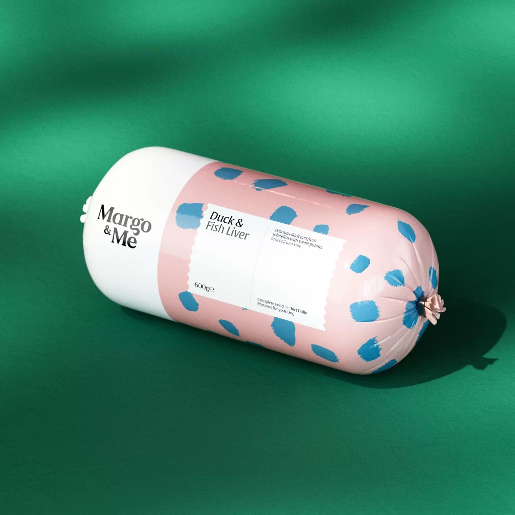 Margome Dog Food Packaging Pink