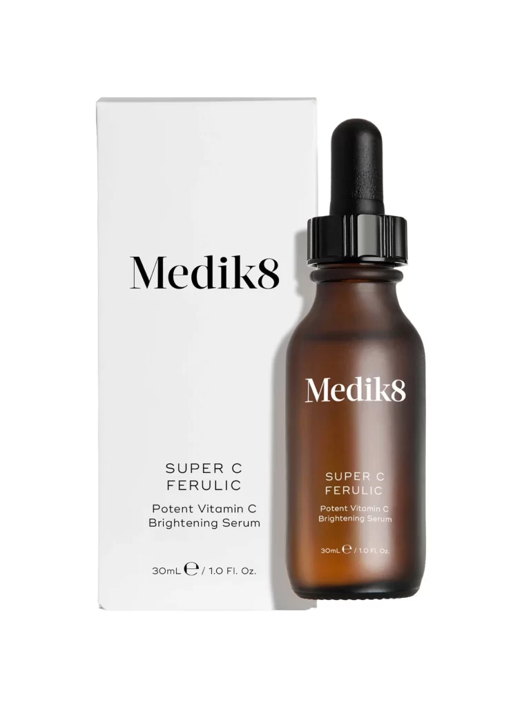 Medik8 Super C Ferulic Serum Bottle Angle View