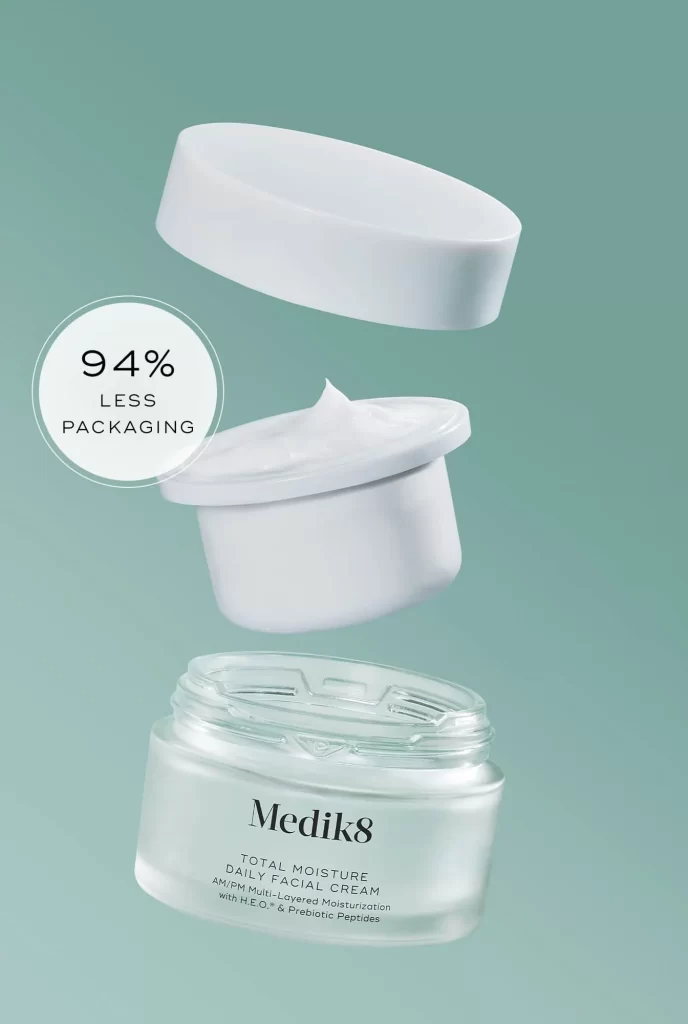Medik8 Total Moisture Daily Facial Cream Refill Pod Top View
