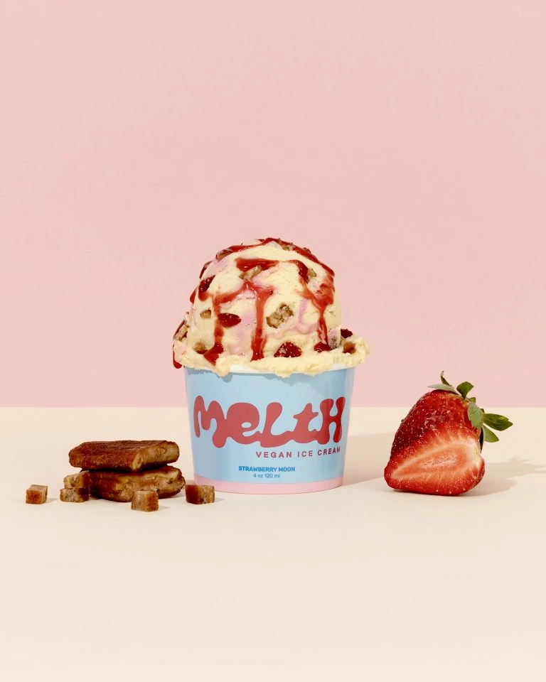 Melth Ice Cream Packaging Red