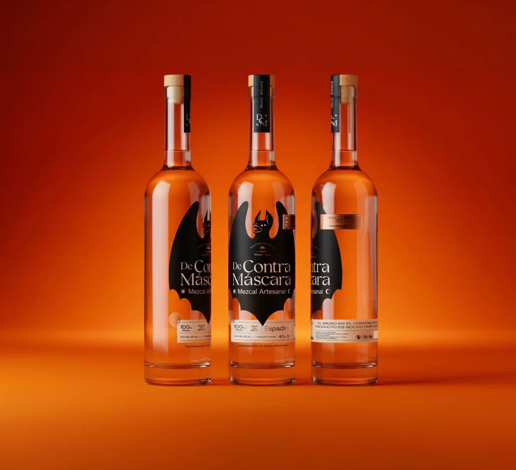 Mezcal De Contra Mezcal Bottle Espadin Three