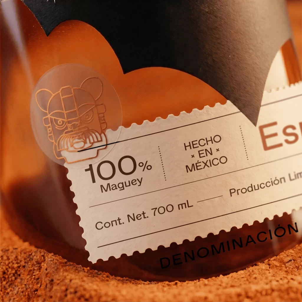 Mezcal De Contra Alcohol Bottle