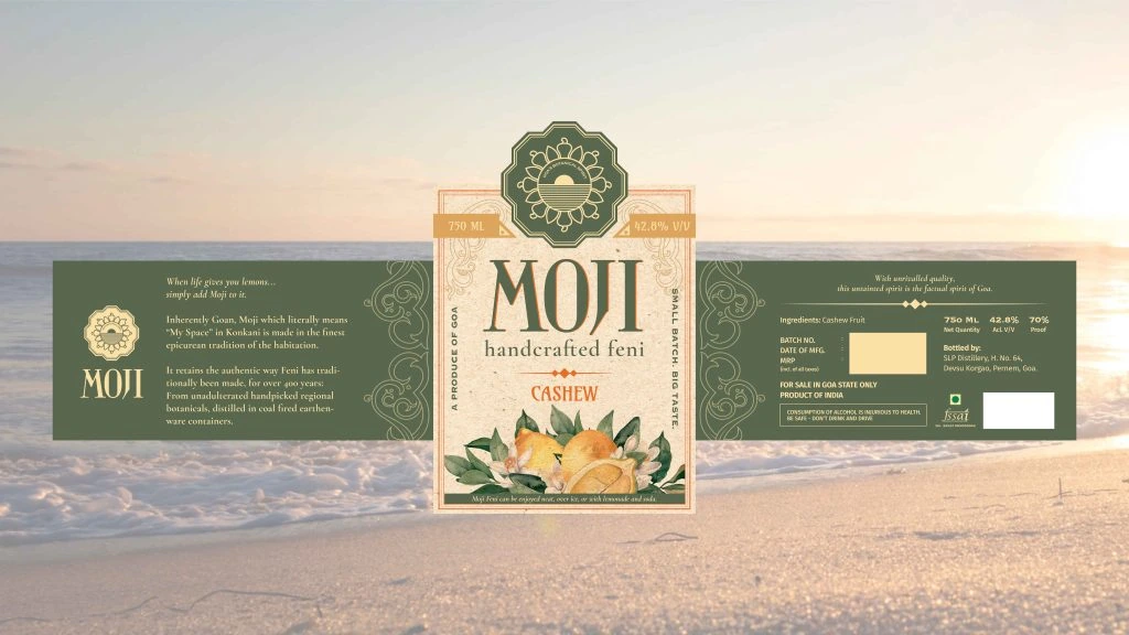 Moji Feni Packaging White