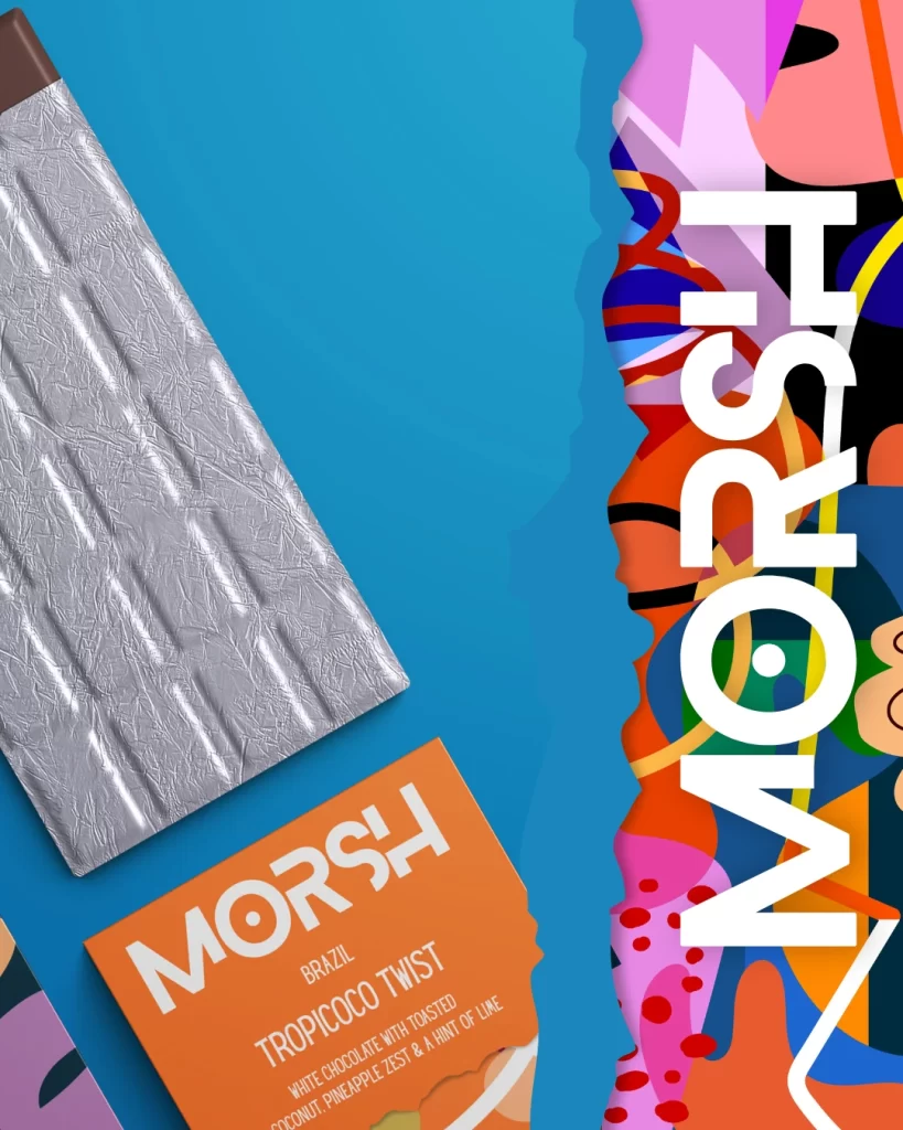 Morsh Skincare Packaging Morsh Top View Front View