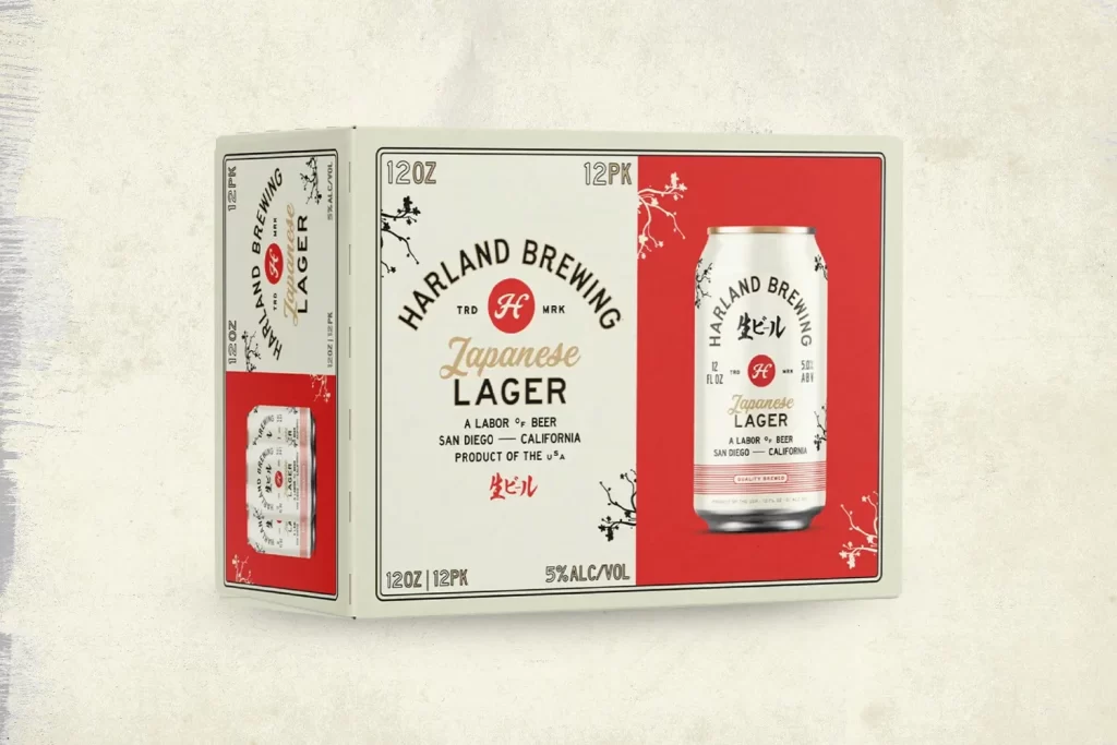 Harland Brewing Japanese Lager 12-pack, 12oz cans