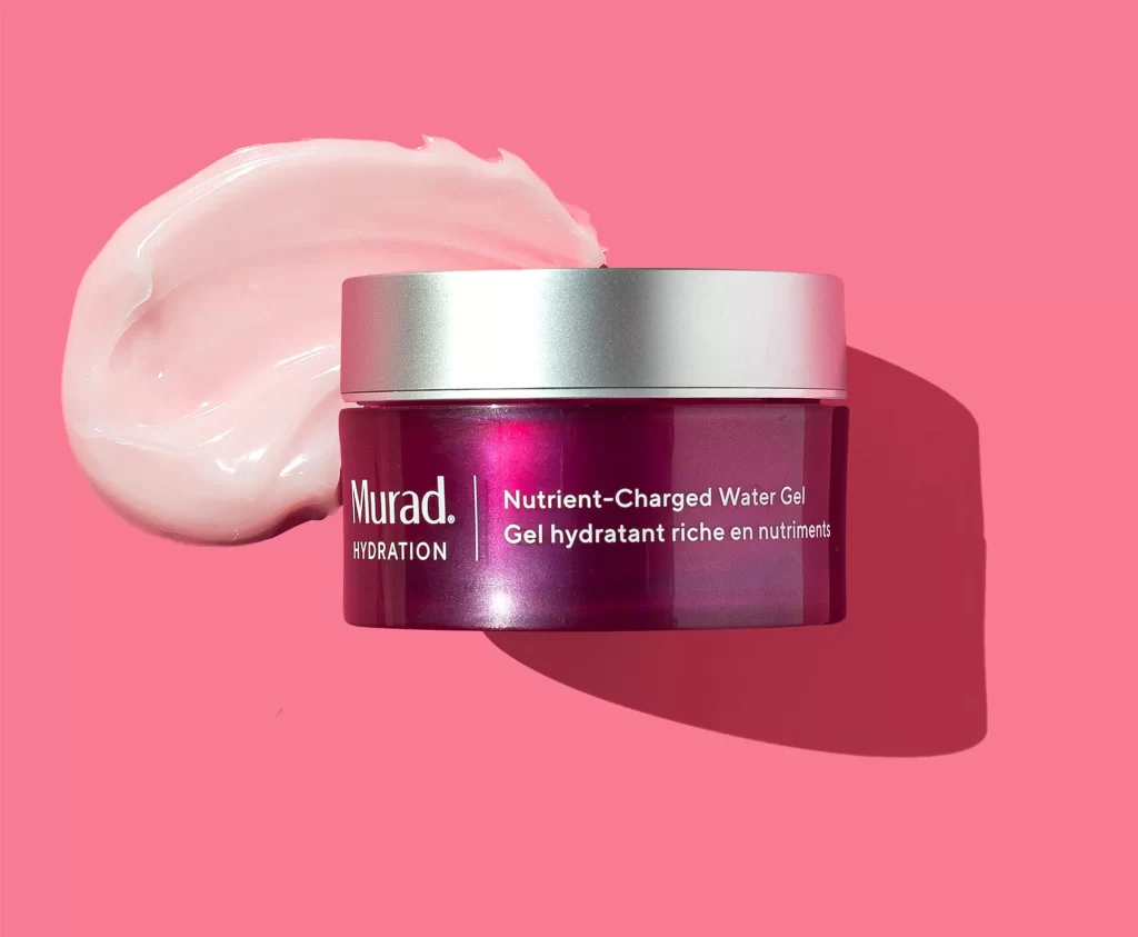 Murad Nutrient-Charged Water Gel Jar Lid Top View