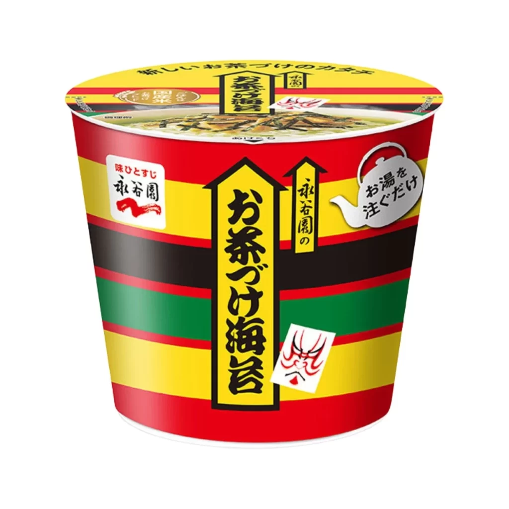 Nagatanien Chazuke Tea Rice Snack Cup Packaging