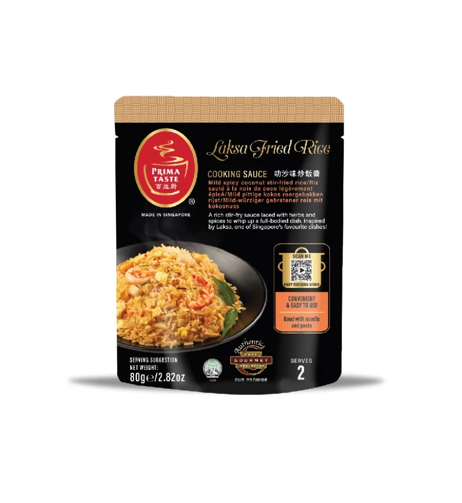 Prima Taste Laksa Fried Rice Noodle Soup Packaging