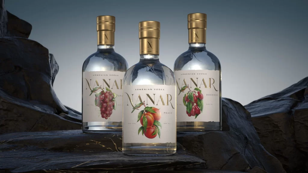 NANAR Vodka Packaging A