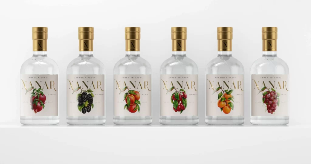 NANAR Vodka Packaging D