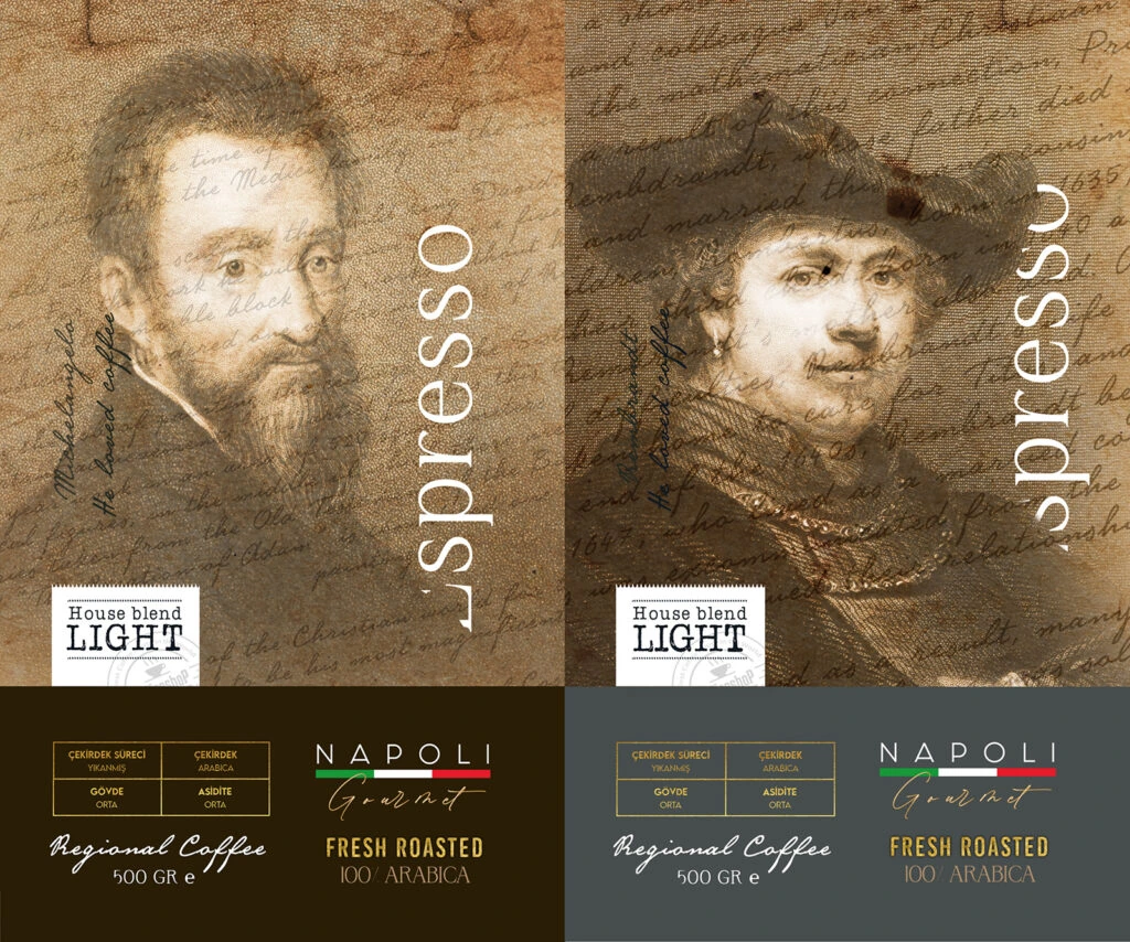 Napoli Gourmet Coffee Packaging