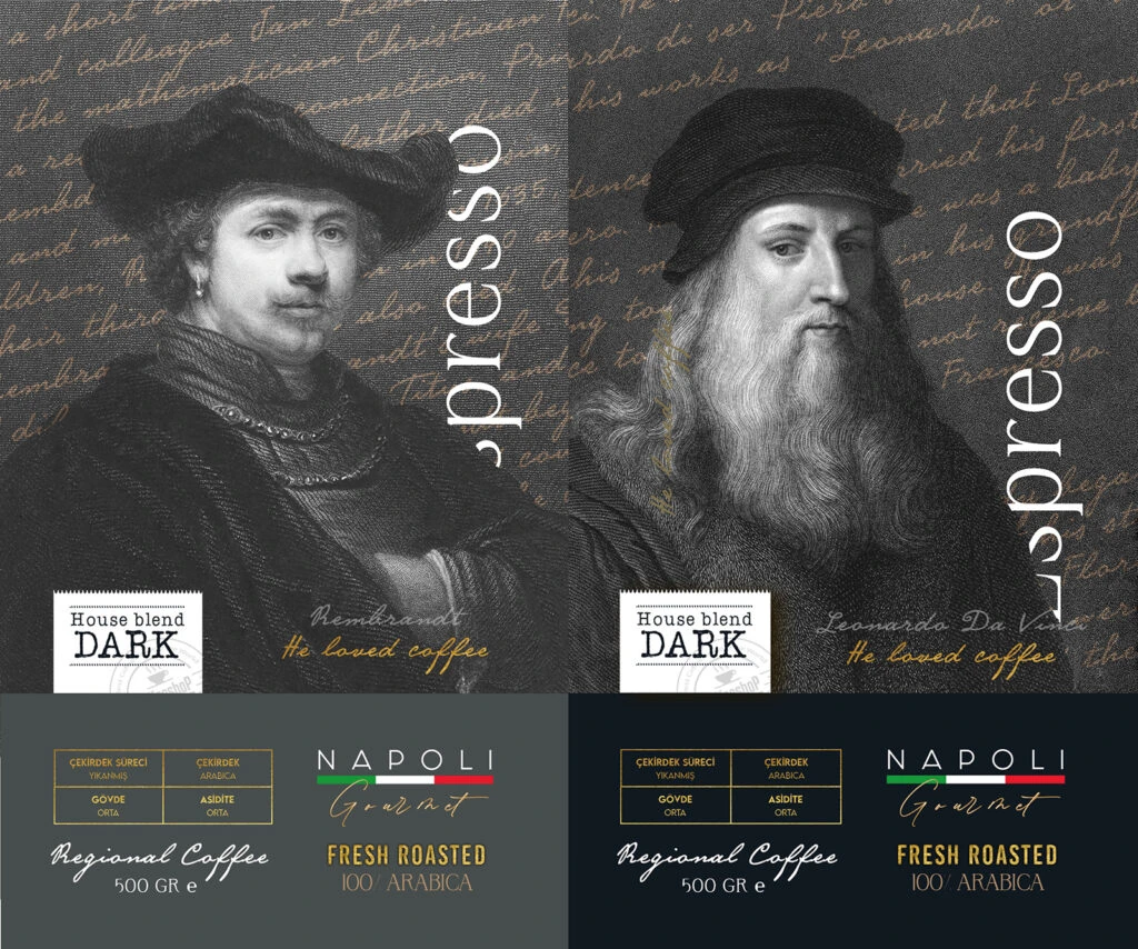 Napoli Gourmet Coffee Packaging E