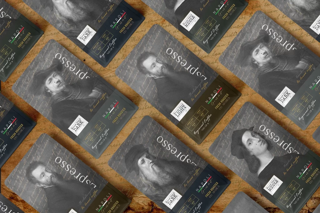 Napoli Gourmet Coffee Packaging H