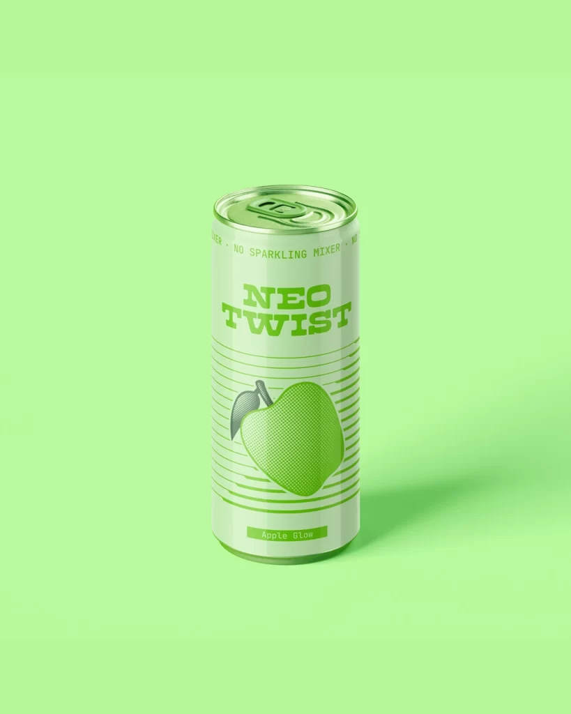 Neo Twist Bottle Packaging Twist Back View