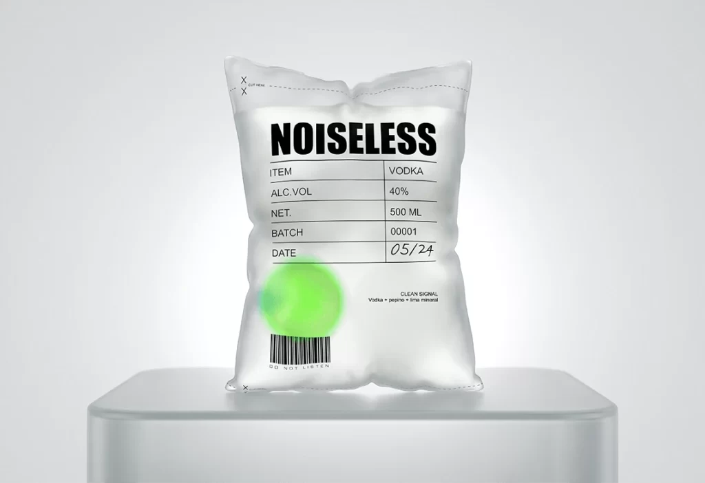 Noiseless Vodka Packaging 500 ML, 40% Alcohol