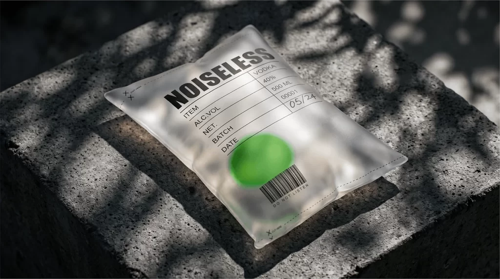 Noiseless Vodka Pouch LISTEN