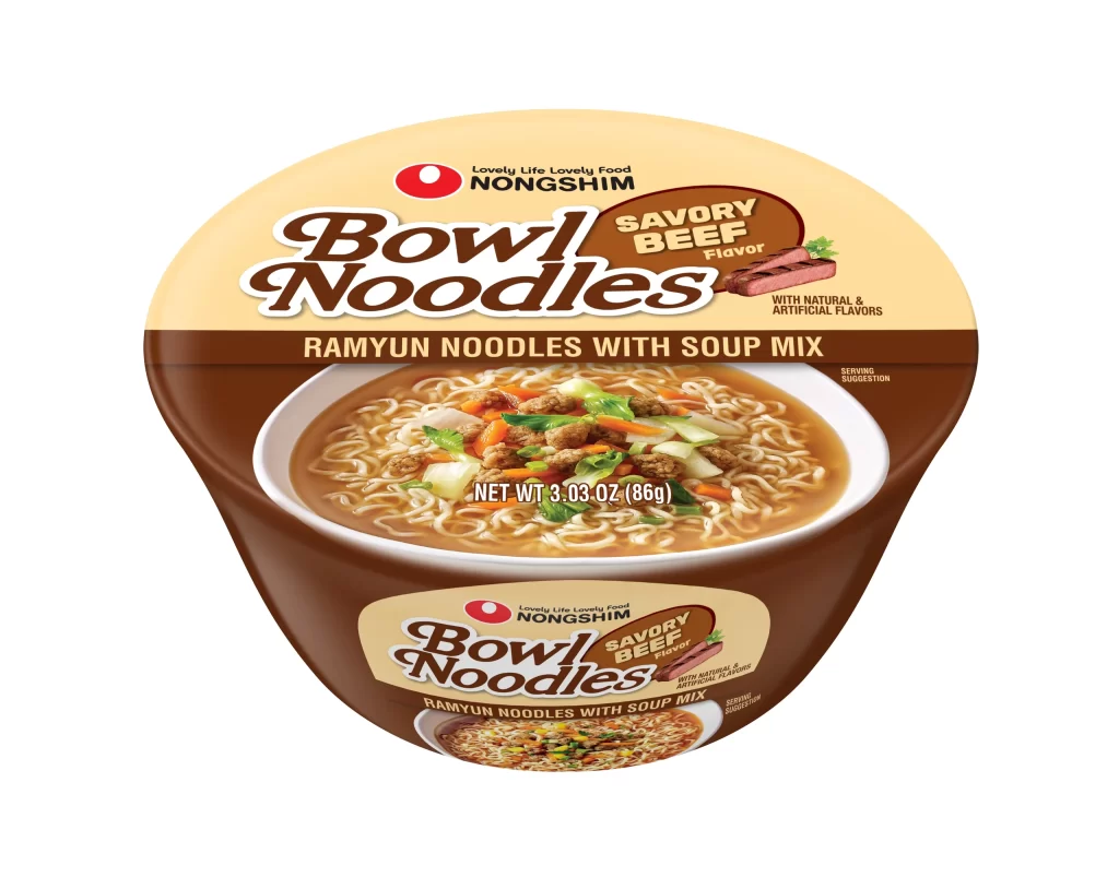 Nongshim Bowl Noodles Bowl Noodle Soup Packaging