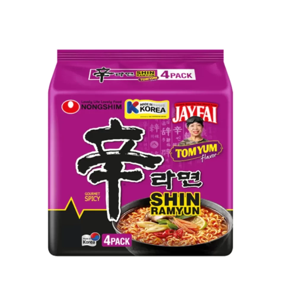 Nongshim SHIN RAMYUN Ramen Packaging